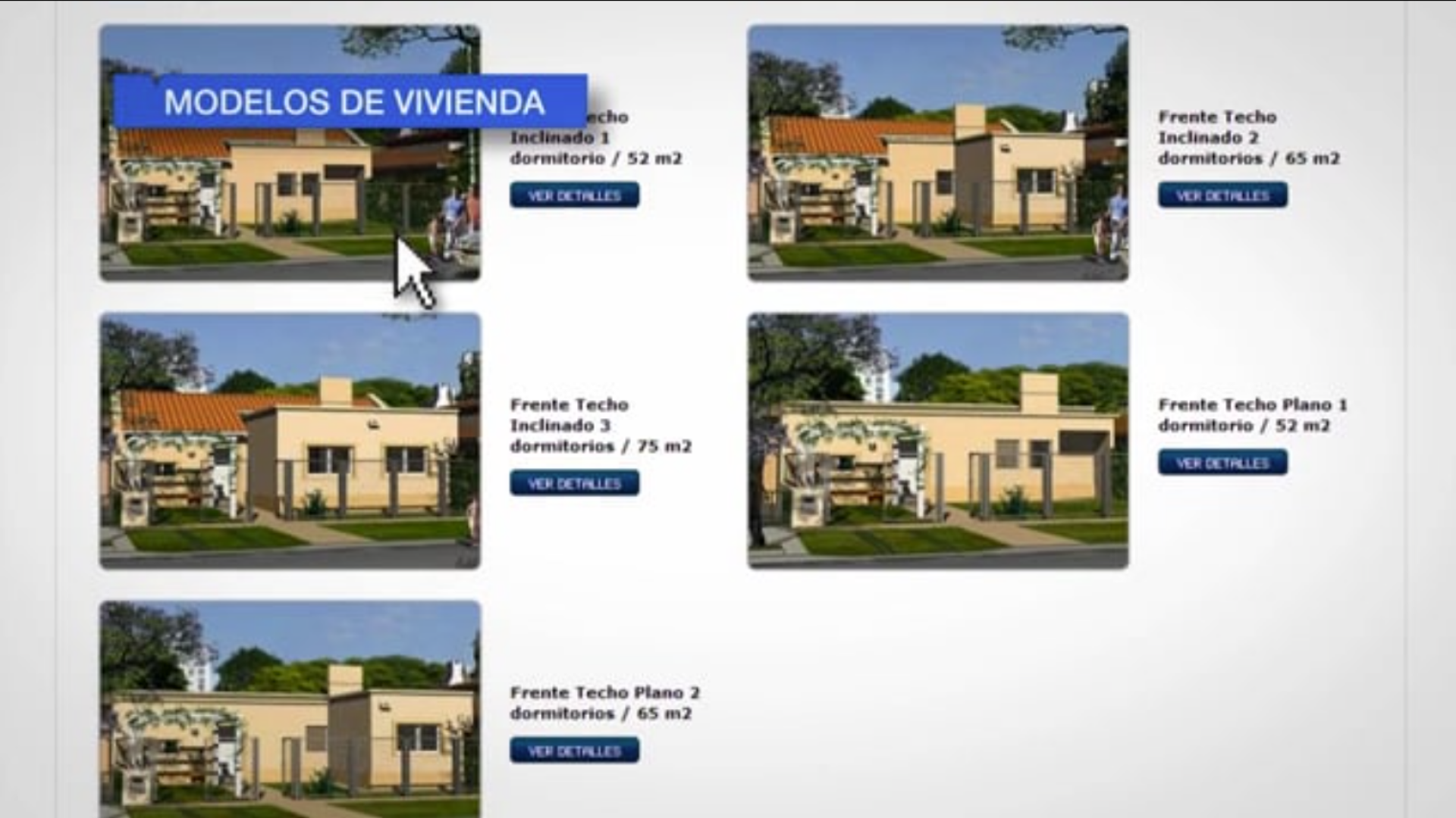 ANSES Procrear – Modelos de Vivienda